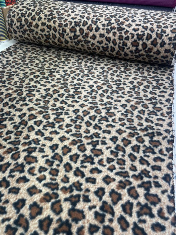 Leopard Print Printed Fleece